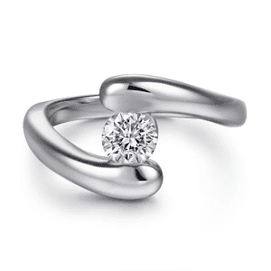 S925 Sterling Silver 5A Cubic Zirconia ladies ring