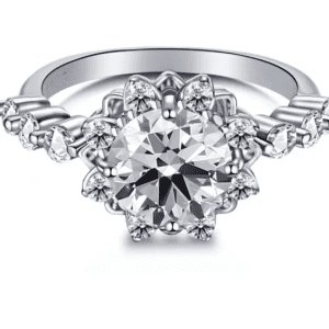 S925 Sterling Silver solid Real spinning chunky ring